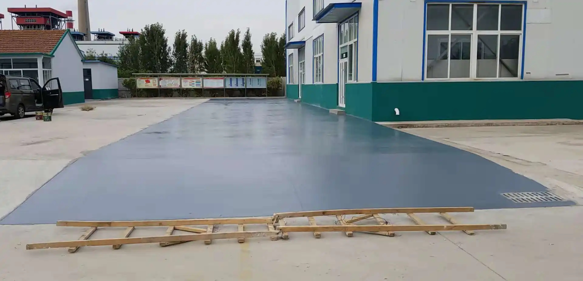 松江车间厂房地坪漆修补翻新